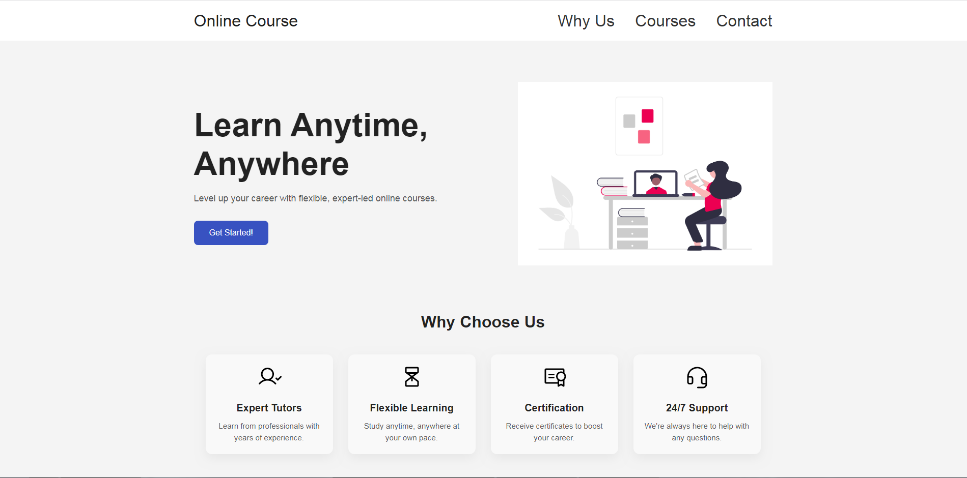 Landing Page Preview